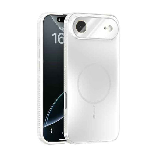 For iPhone 17 Air ABEEL Heat Dissipation Frosted MagSafe Phone Case with Lens Film(White)