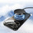 For iPhone 16 Pro ABEEL Heat Dissipation Frosted MagSafe Phone Case with Lens Film(Dark Blue)