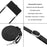 For iPhone 17 Air Skin Feel Heart Embossed Leather Phone Case with Long Lanyard(Black)