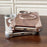 For iPhone 16 Pro Walnut Metal Frameless 360 Degree Rotation Holder MagSafe Phone Case(Silver)