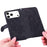 For iPhone 17 Pro Max Retro Skin Feel Butterflies Embossing Horizontal Flip Leather Phone Case(Black)