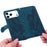 For iPhone 17 Pro Max Retro Skin Feel Butterflies Embossing Horizontal Flip Leather Phone Case(Blue)