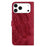 For iPhone 17 Pro Max Retro Skin Feel Butterflies Embossing Horizontal Flip Leather Phone Case(Red)