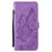 For iPhone 17 Pro Retro Skin Feel Butterflies Embossing Horizontal Flip Leather Phone Case(Purple)