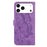 For iPhone 17 Pro Retro Skin Feel Butterflies Embossing Horizontal Flip Leather Phone Case(Purple)