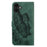 For iPhone 17 Retro Skin Feel Butterflies Embossing Horizontal Flip Leather Phone Case(Green)