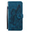 For iPhone 17 Retro Skin Feel Butterflies Embossing Horizontal Flip Leather Phone Case(Blue)