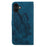For iPhone 17 Retro Skin Feel Butterflies Embossing Horizontal Flip Leather Phone Case(Blue)