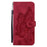 For iPhone 17 Retro Skin Feel Butterflies Embossing Horizontal Flip Leather Phone Case(Red)