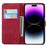 For iPhone 17 Retro Skin Feel Butterflies Embossing Horizontal Flip Leather Phone Case(Red)