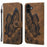 For iPhone 17 Retro Skin Feel Butterflies Embossing Horizontal Flip Leather Phone Case(Brown)