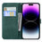 For iPhone 17 Air Retro Skin Feel Butterflies Embossing Horizontal Flip Leather Phone Case(Green)