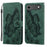 For iPhone 17 Air Retro Skin Feel Butterflies Embossing Horizontal Flip Leather Phone Case(Green)