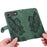 For iPhone 17 Air Retro Skin Feel Butterflies Embossing Horizontal Flip Leather Phone Case(Green)