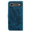 For iPhone 17 Air Retro Skin Feel Butterflies Embossing Horizontal Flip Leather Phone Case(Blue)