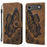 For iPhone 17 Air Retro Skin Feel Butterflies Embossing Horizontal Flip Leather Phone Case(Brown)