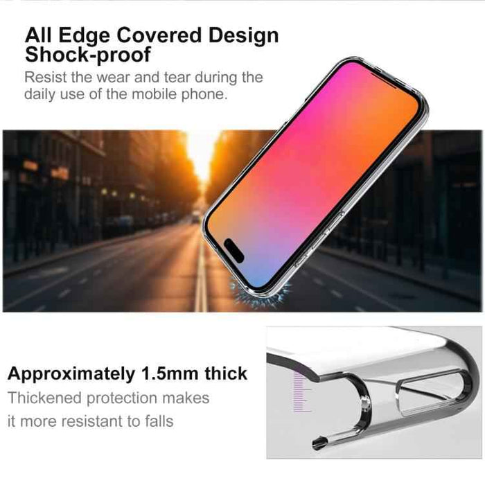 For iPhone 17 imak UX-10 Series Transparent Shockproof TPU Phone Case(Transparent)