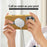 For iPhone 16 Pro VIETAO Suede MagSafe PU Leather Phone Case with Holder(Coffee Brown)
