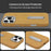 For iPhone 15 VIETAO Suede MagSafe PU Leather Phone Case with Holder(Light Brown)