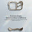 For iPhone 17 Pro Max Frameless Metal Corner Pad Phone Case with Lens Film(Silver)