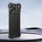 For iPhone 17 Pro Max Frameless Metal Corner Pad Phone Case with Lens Film(Black)