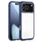 For iPhone 17 Pro Max Solid Color Edge Transparency Acrylic TPU Phone Case(Royal Blue)