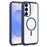 For Samsung Galaxy S25 / S24 5G Solid Color Edge Transparency MagSafe Magnetic Phone Case(Royal Blue)