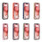 For iPhone 17 Pro Max Solid Color Edge Transparency MagSafe Magnetic Phone Case(Red)
