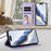 For iPhone 17 Pro Max Embossed Heart Cat Leather Phone Case with Hand Strap(Light Purple)