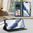 For iPhone 17 Pro Max Embossed Heart Cat Leather Phone Case with Hand Strap(Dark Green)