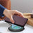 For Samsung Galaxy S25+ / S24+ 5G Embossed Heart Cat Leather Phone Case with Hand Strap(Dark Purple)
