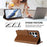 For Samsung Galaxy S25 Ultra 5G Embossed Heart Cat Leather Phone Case with Hand Strap(Brown)