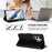 For Samsung Galaxy S25 Ultra 5G Embossed Heart Cat Leather Phone Case with Hand Strap(Black)
