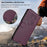 For Samsung Galaxy S25 FE 5G Embossed Heart Cat Leather Phone Case with Hand Strap(Dark Purple)
