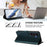 For Samsung Galaxy S25 FE 5G Embossed Heart Cat Leather Phone Case with Hand Strap(Dark Green)