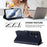 For Samsung Galaxy S25 FE 5G Embossed Heart Cat Leather Phone Case with Hand Strap(Blue)