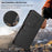 For Samsung Galaxy S25 FE 5G Embossed Heart Cat Leather Phone Case with Hand Strap(Black)