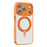 For iPhone 17 Pro Max MOMAX Magsafe Magnetic Metal Rotating Holder Phone Case(Orange)