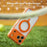 For iPhone 17 Pro Max MOMAX Magsafe Magnetic Metal Rotating Holder Phone Case(Orange)