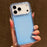For iPhone 17 Pro Glitter Powder 3-in-1 TPU + PC Phone Case(Blue)