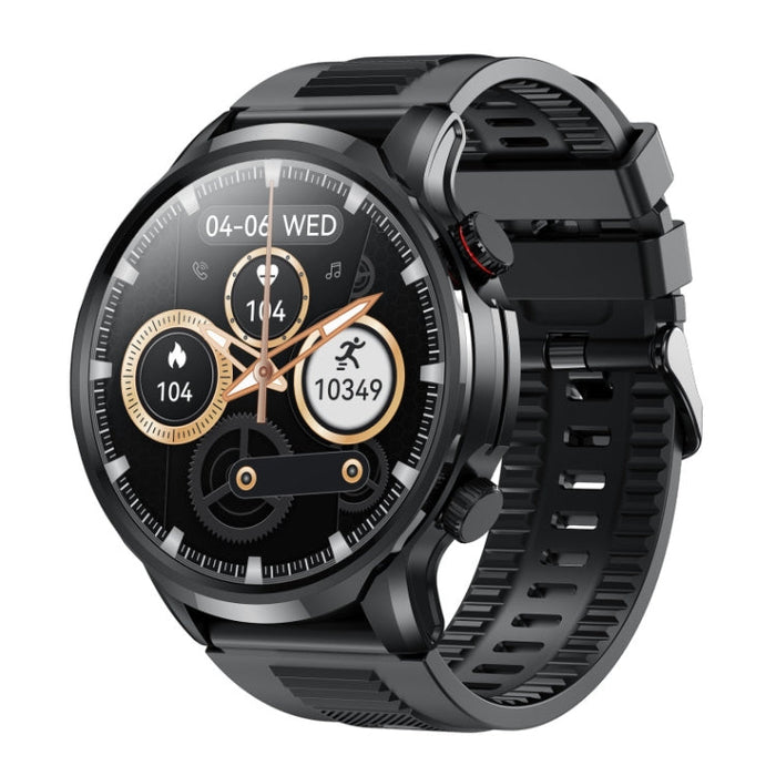 EX100 1.95 inch Color Screen Smart Watch, Support Bluetooth Call / Health Monitoring(Black) PhonoClean