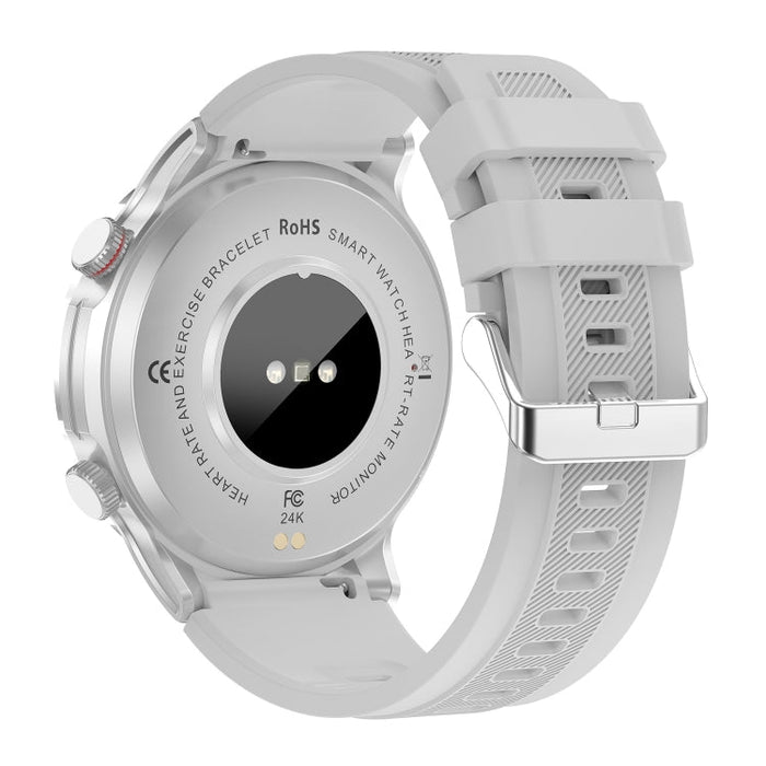 EX100 1.95 inch Color Screen Smart Watch, Support Bluetooth Call / Health Monitoring(Silver) PhonoClean