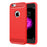 For iPhone 6 & 6s Brushed Texture Fiber TPU Rugged Armor Protective Case(Red) - BaskiFit