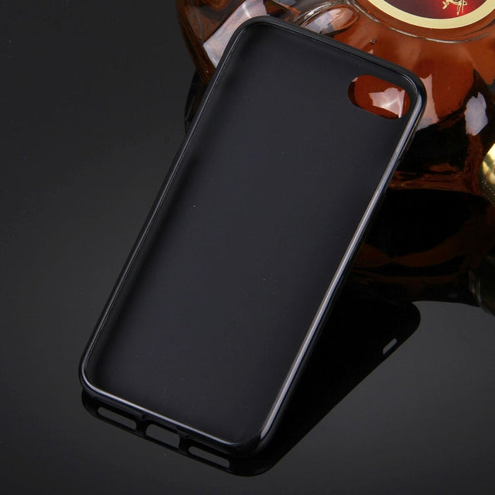 For  iPhone 8 & 7  Solid Color TPU Protective Back Cover Case(Black) - BaskiFit
