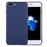 For iPhone 8 Plus & 7 Plus   Solid Color TPU Protective Case Without Round Hole(Dark Blue) - BaskiFit