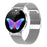 KM88 1.32 inch Color Screen Smart Watch, Support Bluetooth Call / Health Monitoring(Silver) PhonoClean