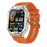 KR82 2.1 inch Color Screen Smart Watch, Support Bluetooth Call / Health Monitoring(Orange) PhonoClean