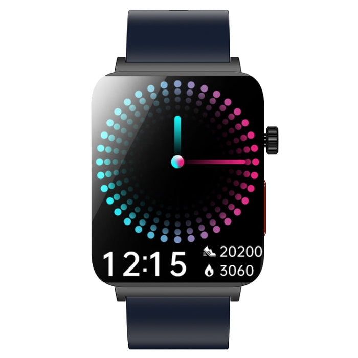 KS03 Pro 1.96 inch Color Screen Smart Watch, Support Bluetooth Call / Health Monitoring(Blue) PhonoClean