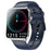 KS03 Pro 1.96 inch Color Screen Smart Watch, Support Bluetooth Call / Health Monitoring(Silver Blue) PhonoClean