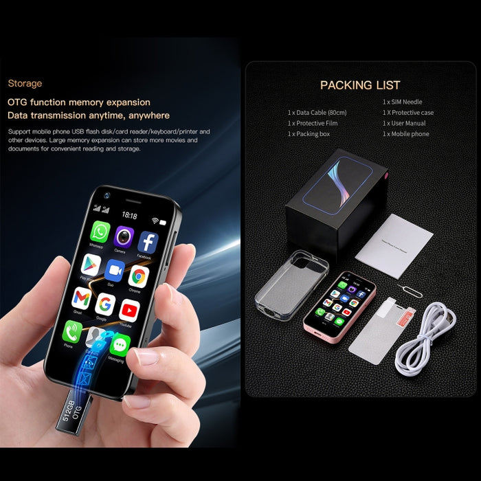 SOYES XS12 Pro, 4GB+64GB 3.0 inch Android 10.0 MTK6750 Octa Core, Bluetooth, WiFi, FM, OTG, Network: 4G, Dual SIM, Support Google Play, 4GB+64GB